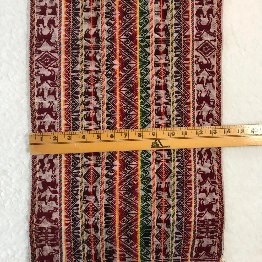 Peruvian Table-Runner Decorative Colorful‎ Woven
